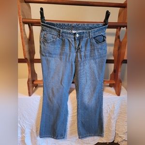 Maurices light wash flared jeans sz 18